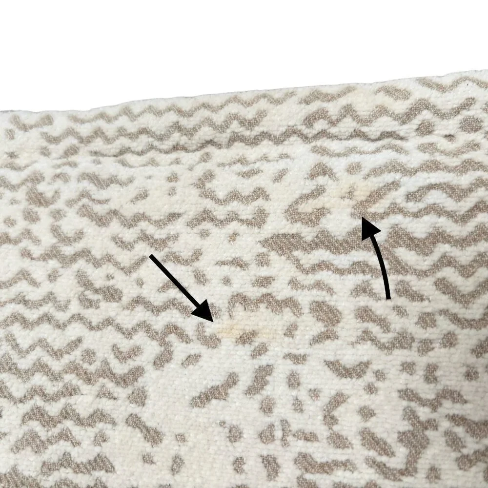 Crate & Barrel Brice King Sham Patterned